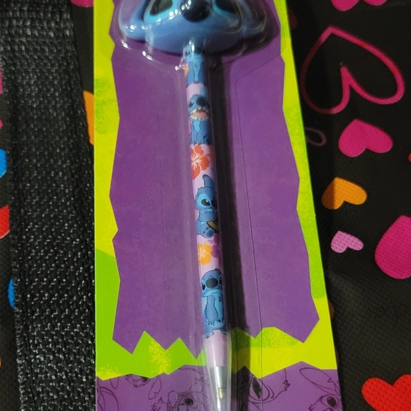 Stitch Disney Bundle of New 4 Items: Pen, Acyrlic Stand, Stuffed Doll, Figurine - Picture 5 of 9